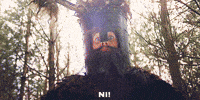 Ah, I see. it's like "Ni!"