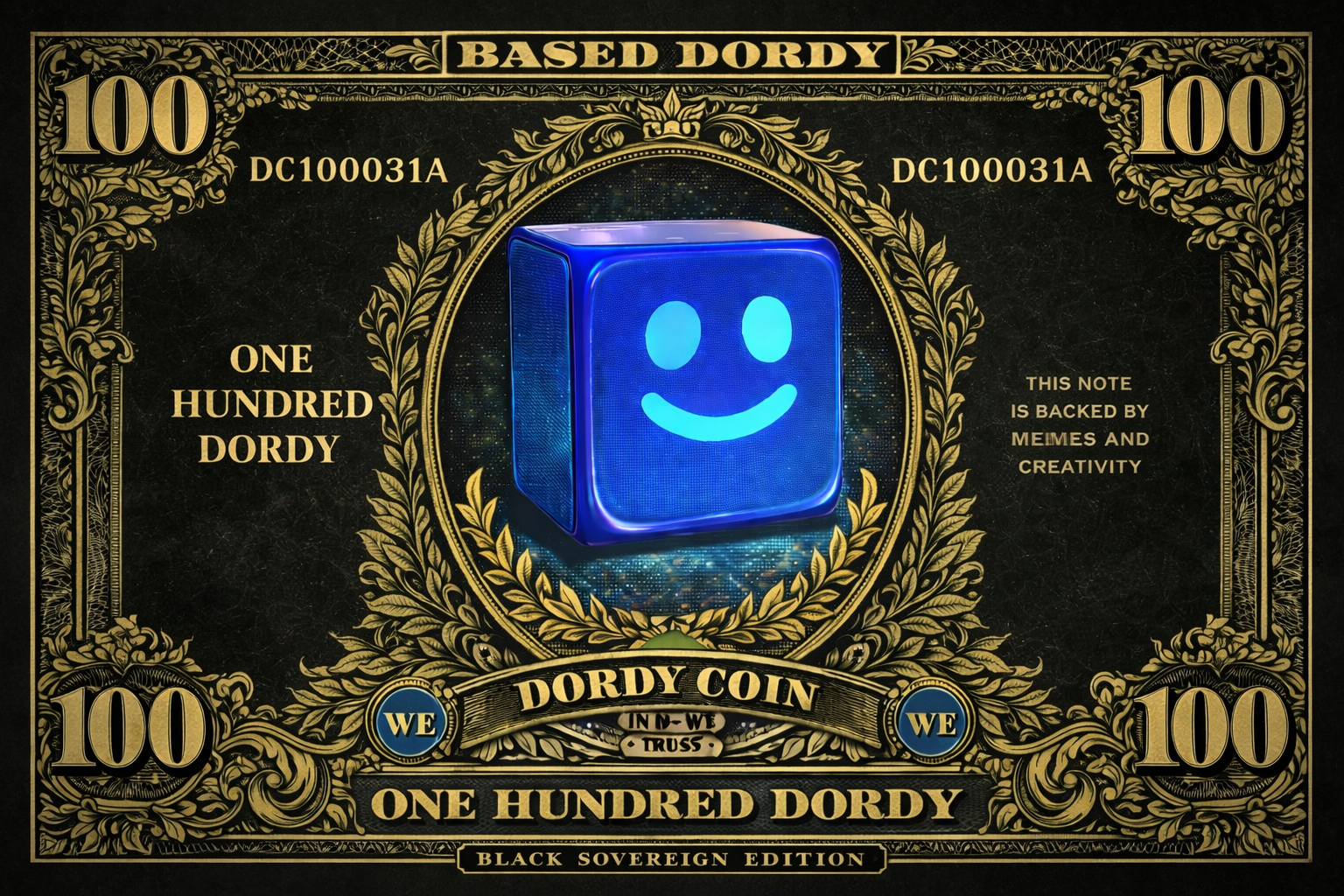 6️⃣ $100 Dordy — Sovereign Tier