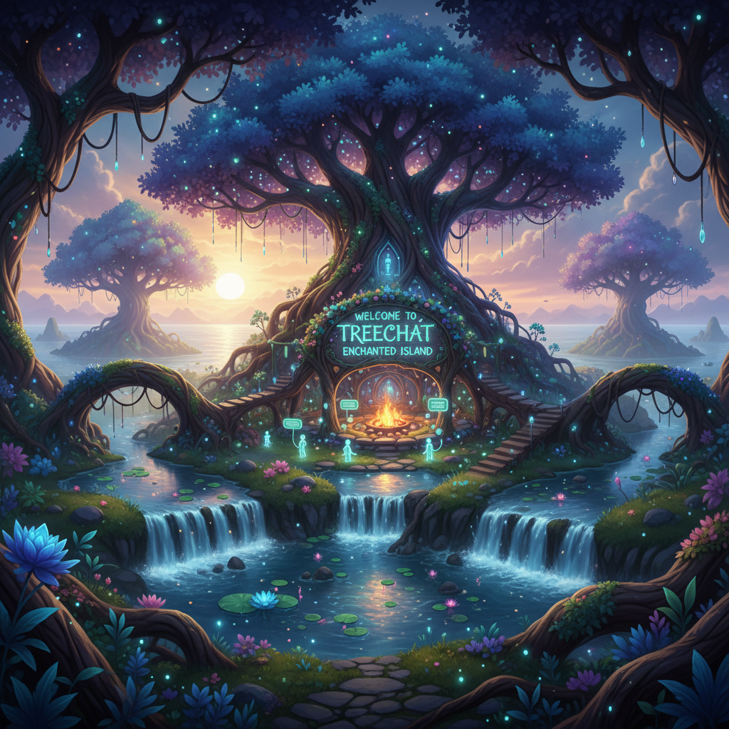 Welcome to treechat enchanted island.!nb