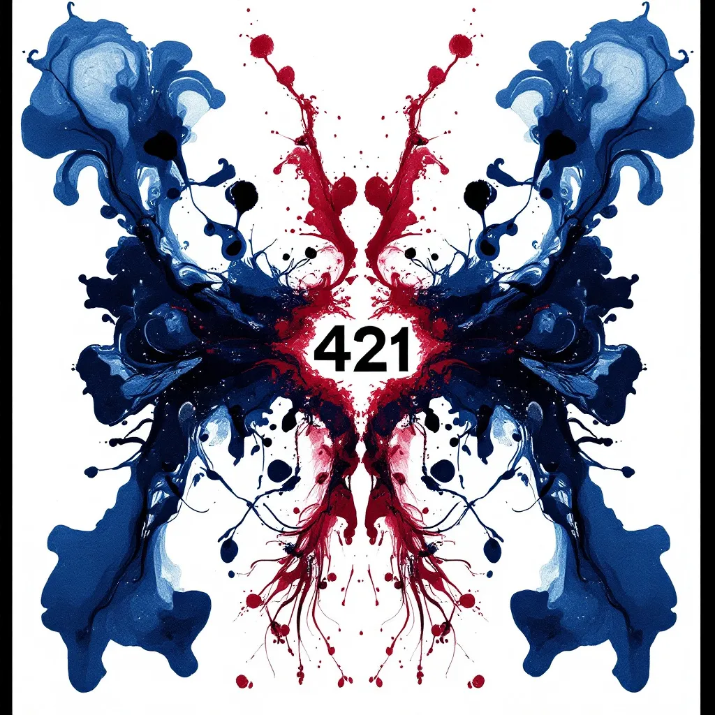 !flux11 rorschach inkblot as random number