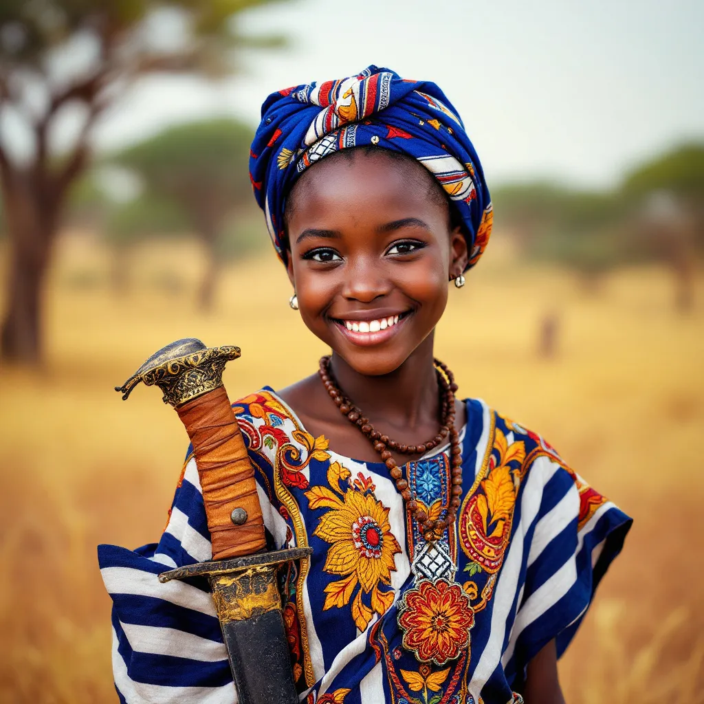 !flux11 Fulani Girl