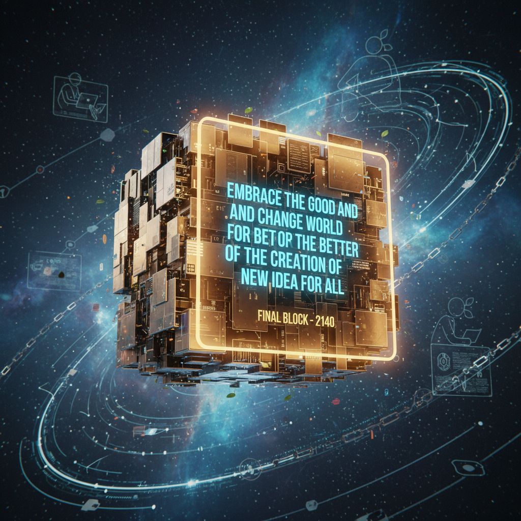 !nb final Bitcoin block with a message that says Craig wright is Satoshi and embrace the good and c…