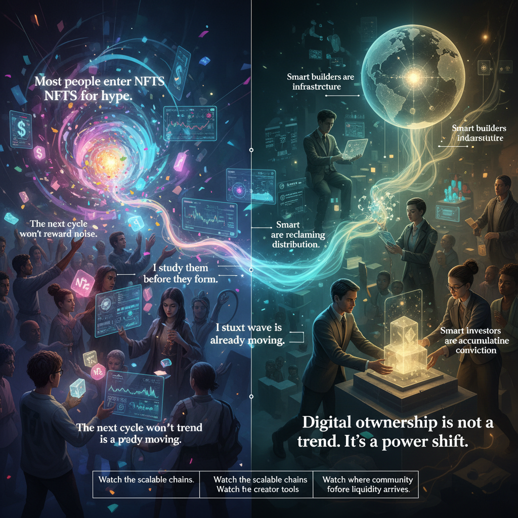 Most people enter NFTs for hype.
Few understand they’re buying access to the future of ownership.
T…