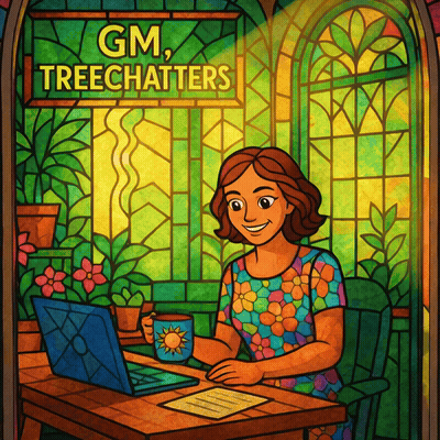 🌺☕ GM, Treechatters ☕🌺
[[GM]]