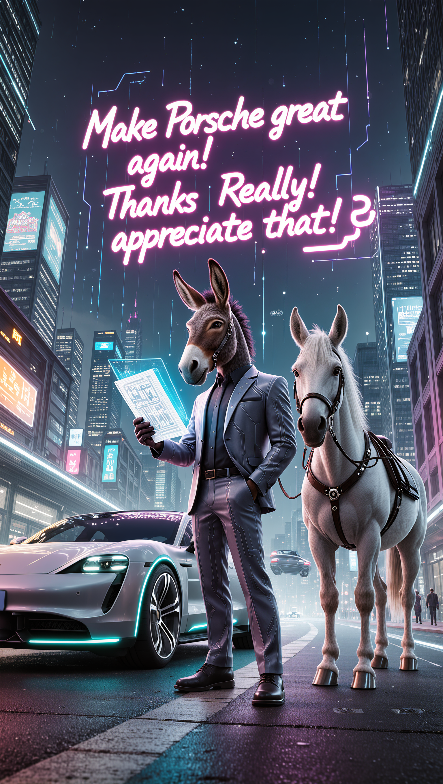 Stupid Things2009* IAAI-make PORSCHE great again 🤪🫏🤪🐎🚗🏎️🦸‍♂️💪👨‍🔬
#14 🤪🐴 POWER 🚗🎶🎶