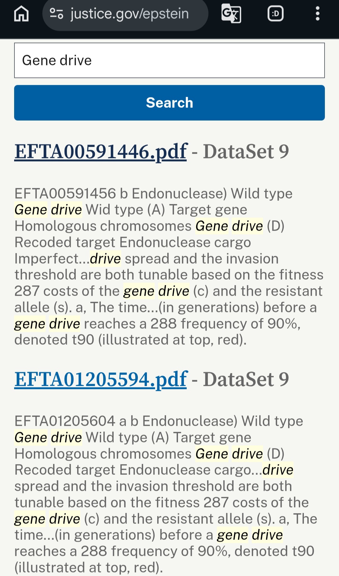 https://x.com/i/status/2028249449743413579

Search "Gene drive" in these Epstein files https://www.…