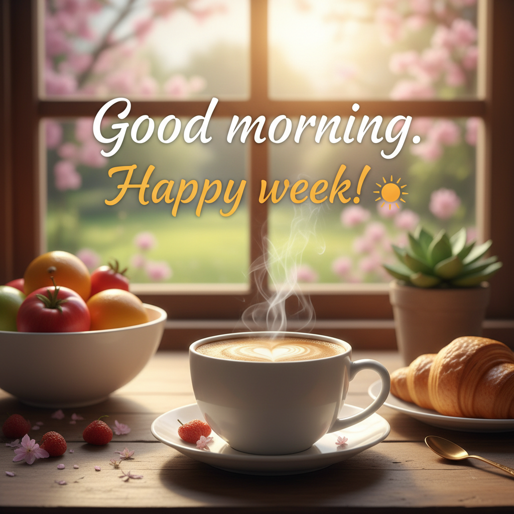 !nb Good morning. Happy week!