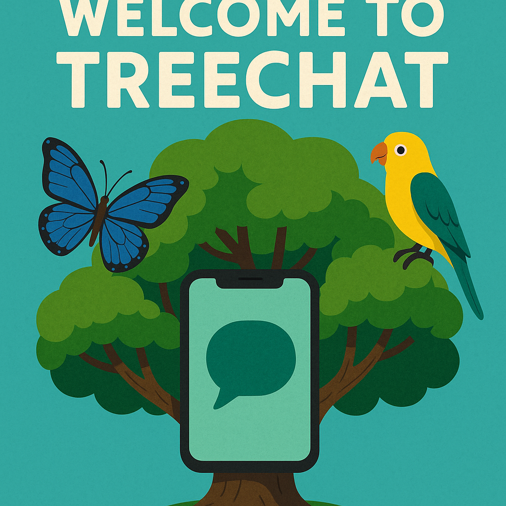 !gpt4o Welcome to Treechat 🌳📱🦋🦜