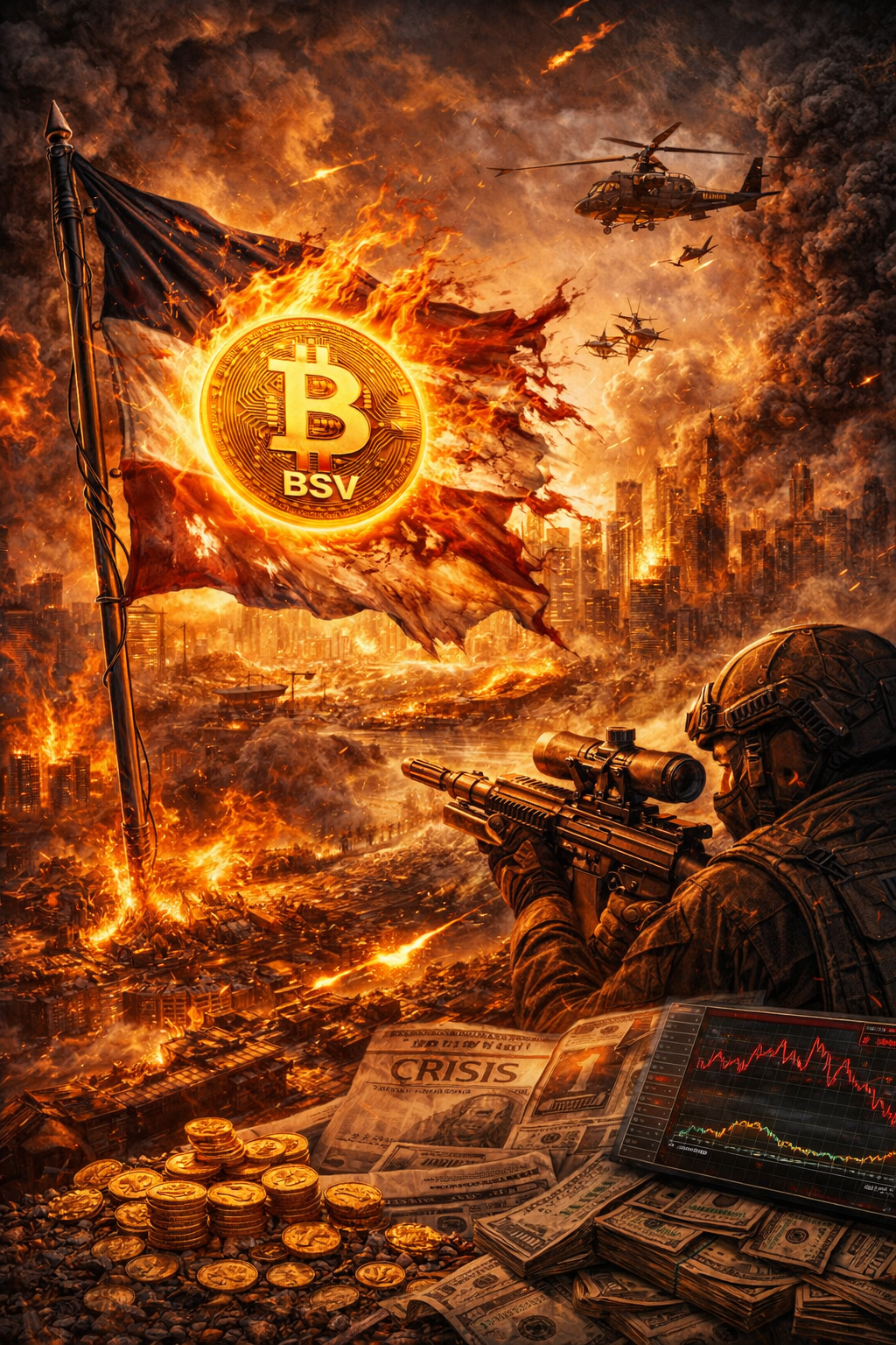 BSV: THE FALSE FLAG
🚨 History has a strange pattern. 
The most powerful events that reshape the wor…