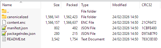 Contents of the folder (which can be opened in any 'ZIP' style viewer/software) are as attached. Al…