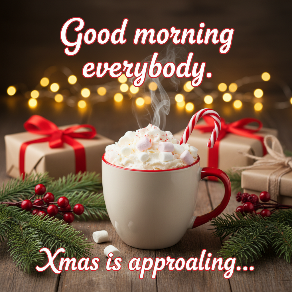 Good morning everybody. Xmas is approaching... !nb