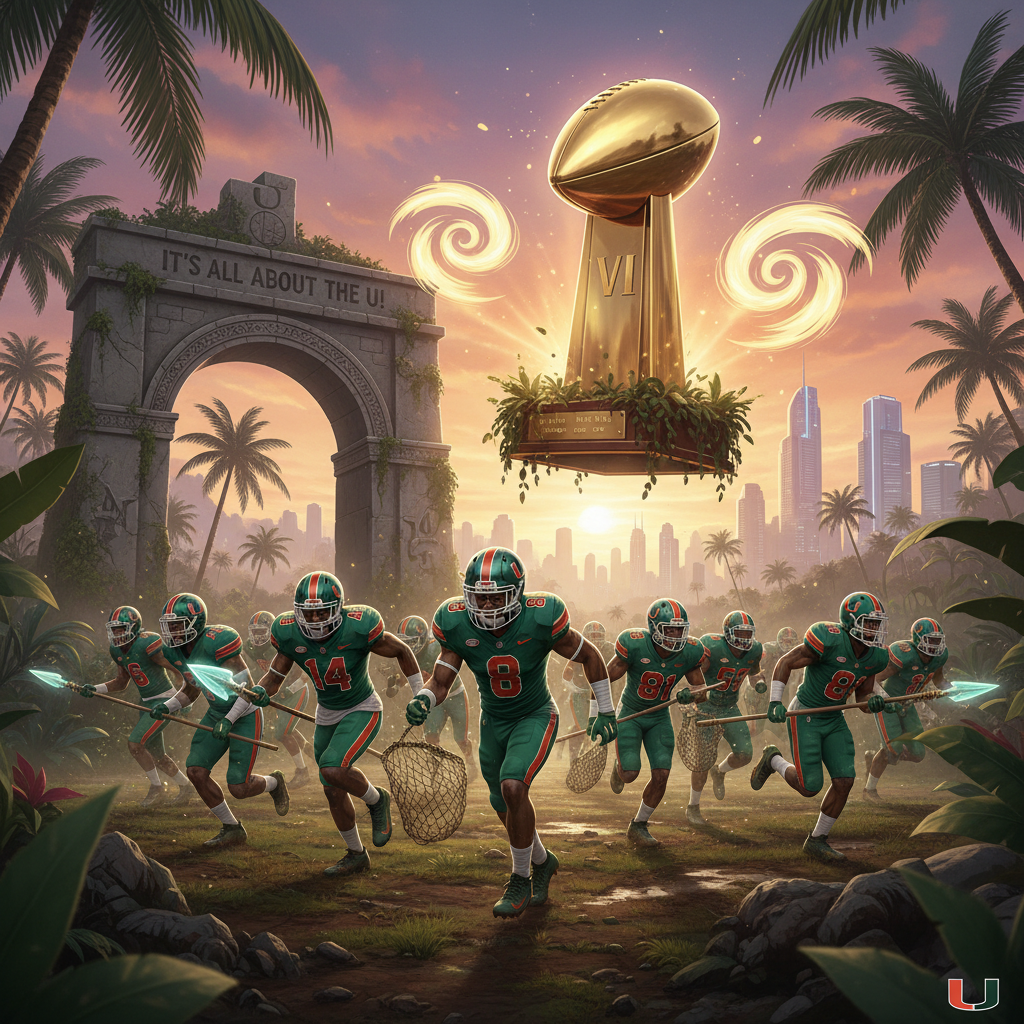 Miami Hurricanes hunting for their 6th championship. Its all about the U! !nb