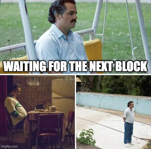 Just another day for a BTC user waiting for his transaction to confirm on-chain. A Day is just pass…