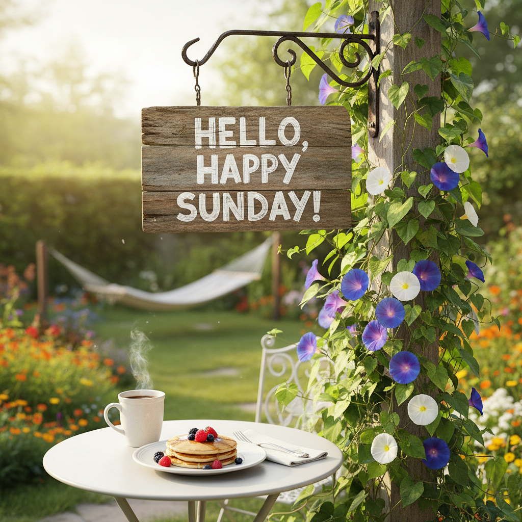 !nb Hello, Happy Sunday!