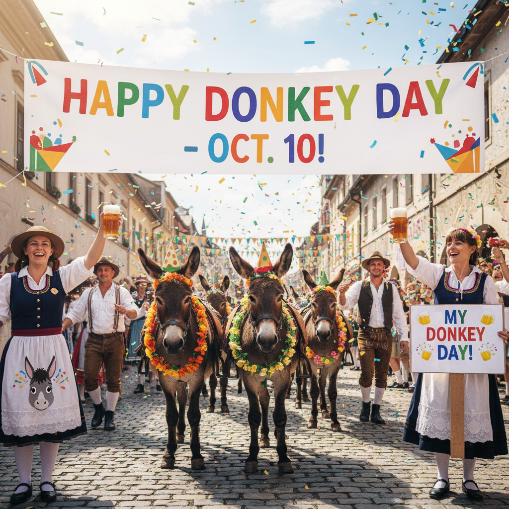 !nb Ah, that is a different Donkey Day. My own Donkey Day is October 10th. 🤪🫏🎉🍻