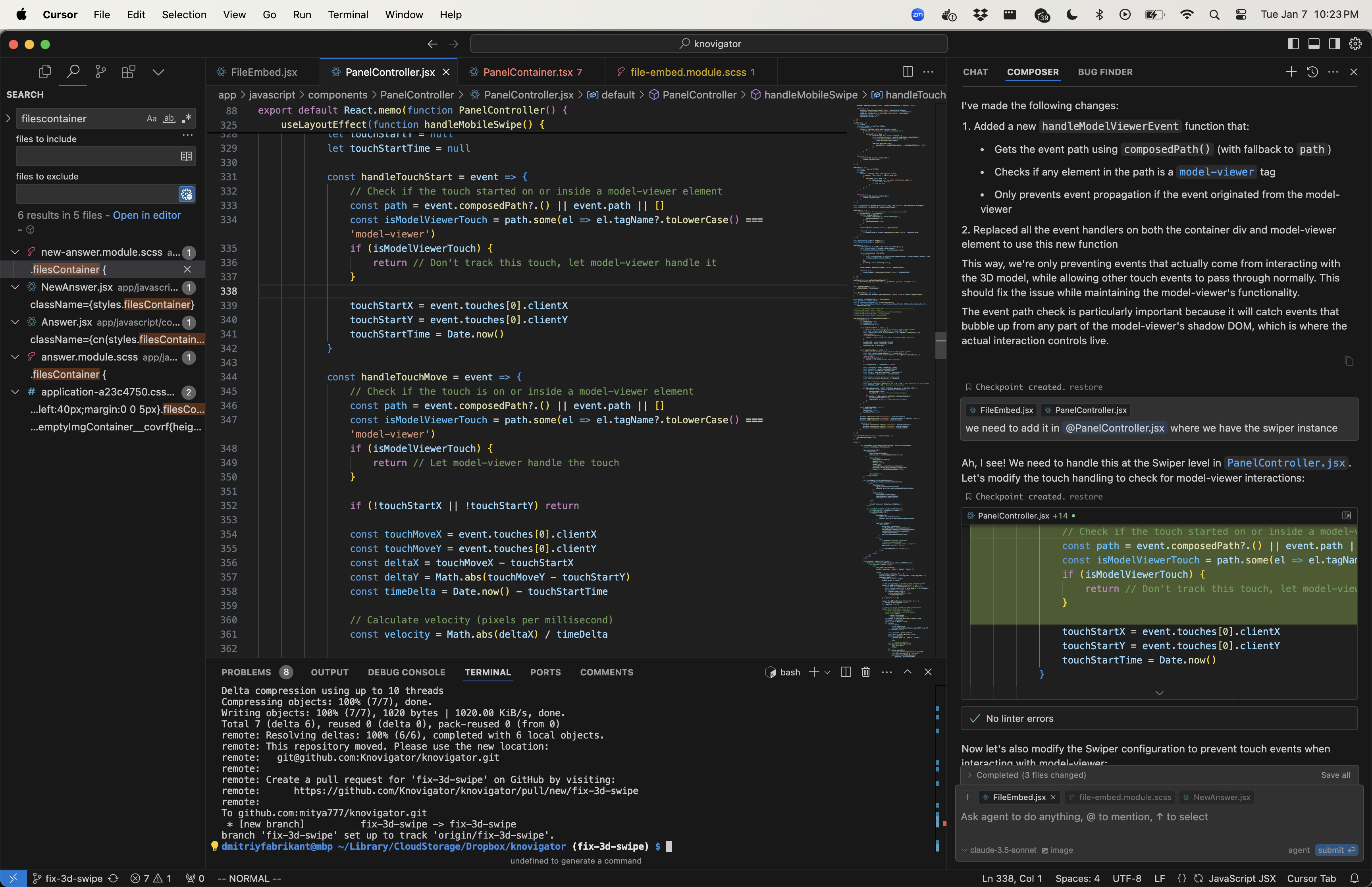 working on treechat