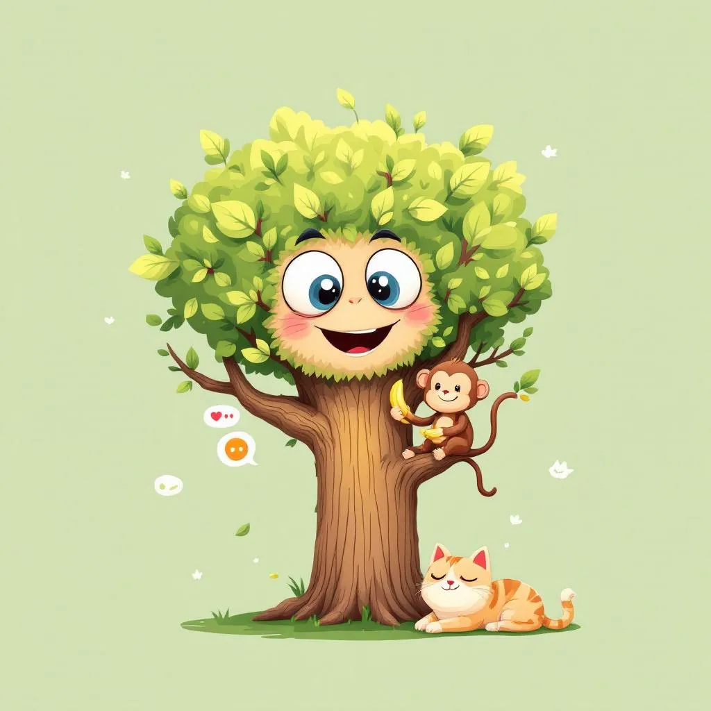 !flux Welcome to Treechat 🌳 📱 🦜 🐵 😸