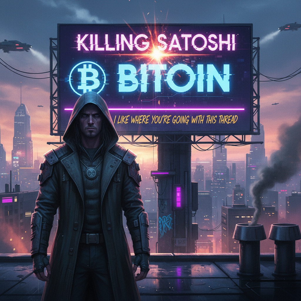 I think it was very clever to rename killing Satoshi to Bitcoin.    I like where you’re going with …
