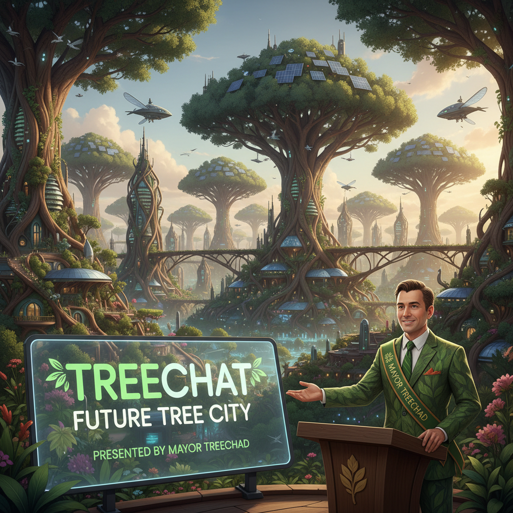 Treechat Future Tree City presented by Mayor Treechad !nb