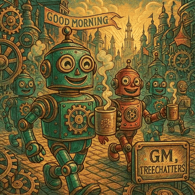 🤖☕ GM, Treechatters ☕🤖
[[GM]]