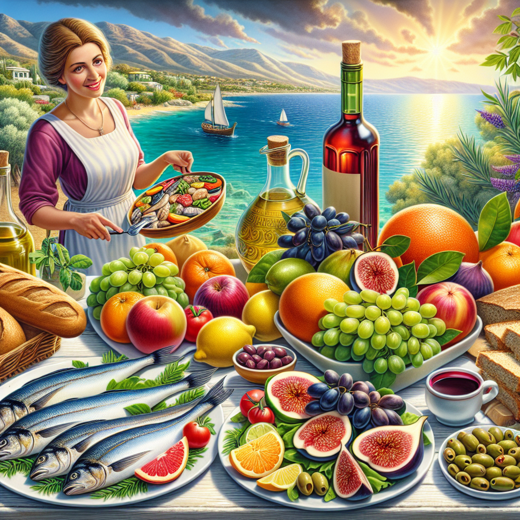 I do the Mediterranean diet and i like it. !dalle