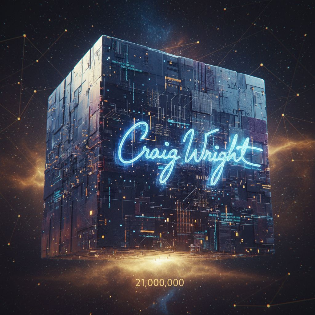!nb create art of Craig signature embedded into the final Bitcoin block.