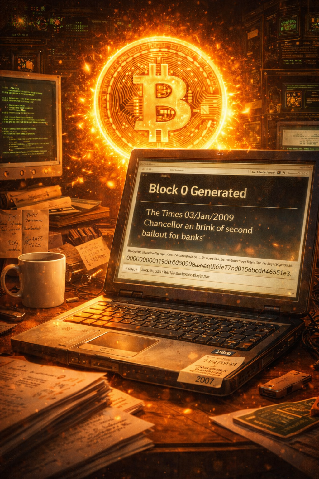 Item #001 — Genesis Echo
The first block. The first spark. The moment code became conviction.