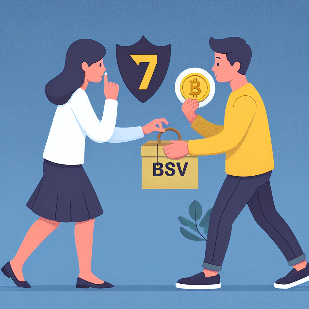 !dalle P.S. and I swapped 7️⃣, for BSV  🤫