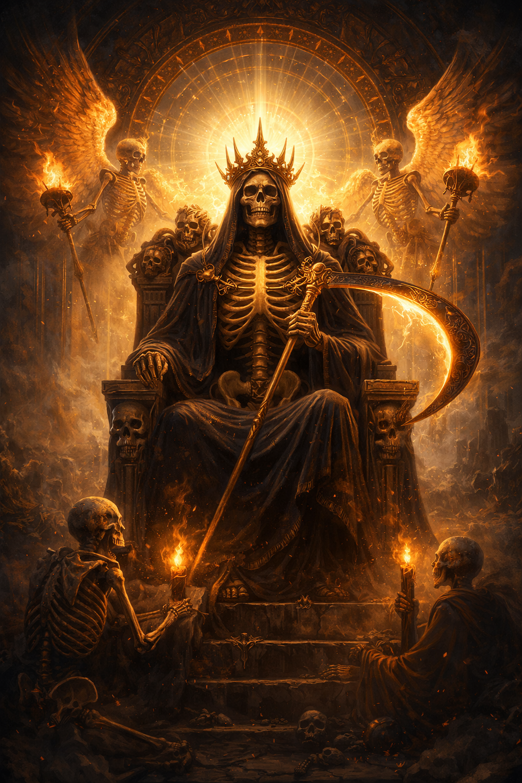 👑💀 MAKE DEATH DIVINE AGAIN
They turned Death into fear.
Into darkness.
Into something to run from.
…