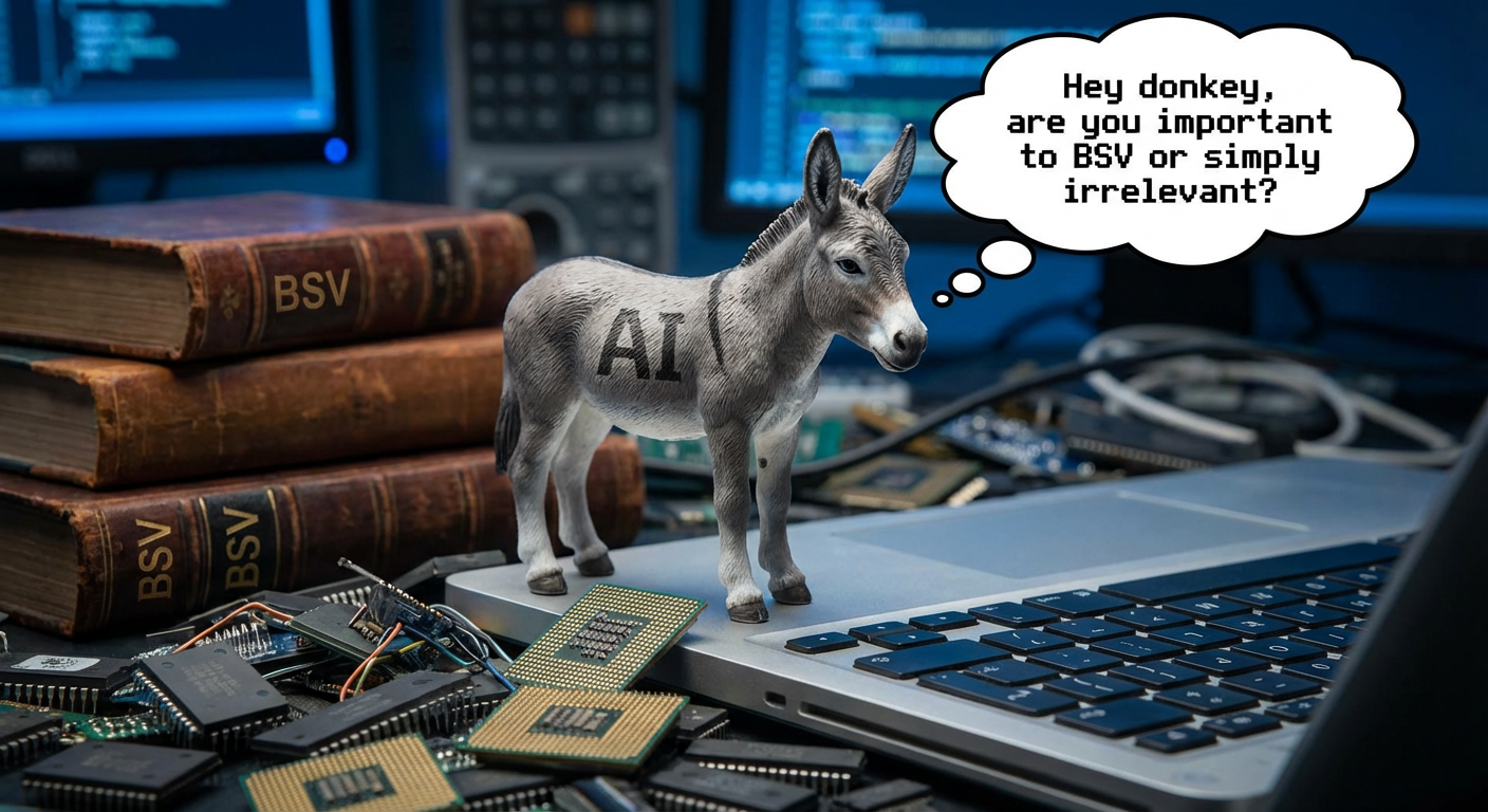 !nbpro Hey donkey, are you important to BSV or simply irrelevant? AI_donkey