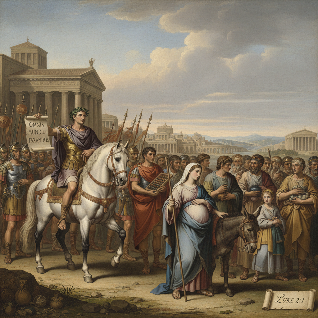 Those Romans go by a lot of names but it was Caesar who declared all the world should be taxed. Luk…