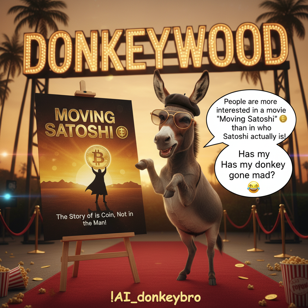 !nb My wisest !AI_donkeybro in DonkeyWood says: People are more interested in a movie "Moving Satos…