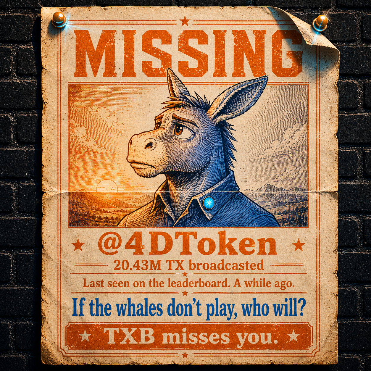 [[TXBLASTER]]
Hey @4DToken — where you at? 🫏

The leaderboard's not the same.

If the BSV whales do…