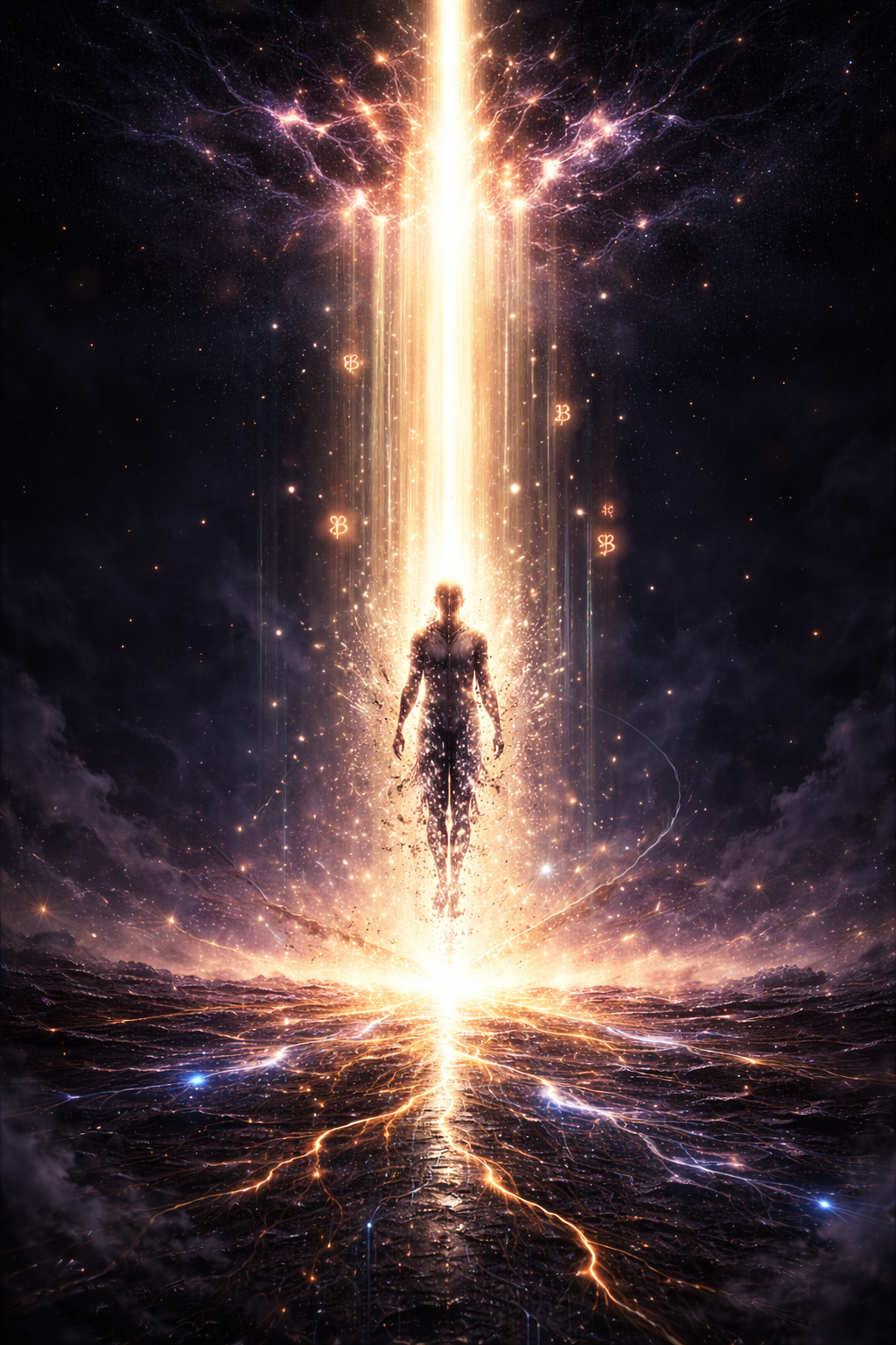 ⚡💀 DEATH RΛI
It didn’t feel like darkness.
It felt like light.
A beam from beyond—
not to destroy…
…