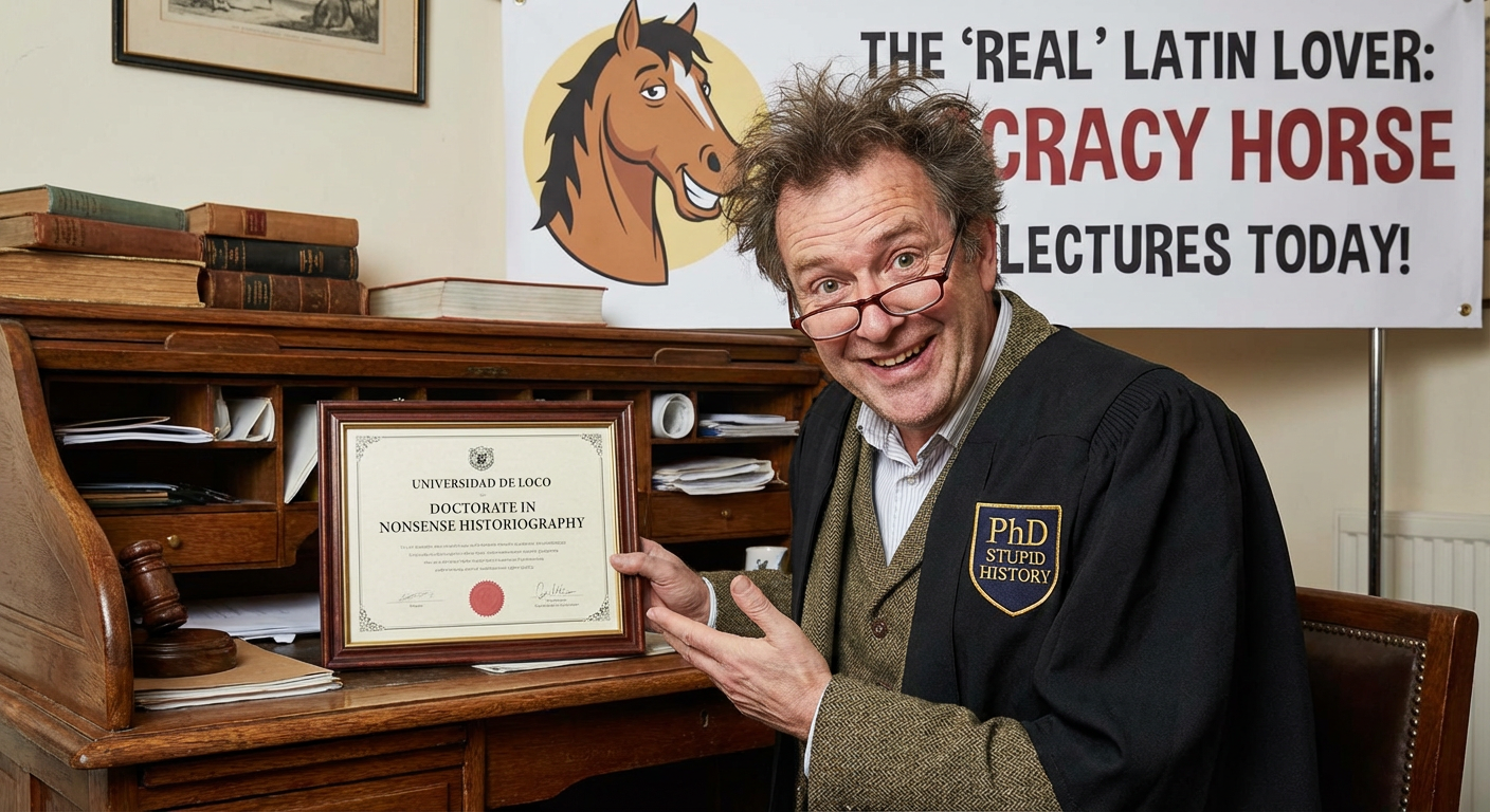 !nbpro I have a PhD in stupid history. I'm the real Latin lover, cracy Horse!