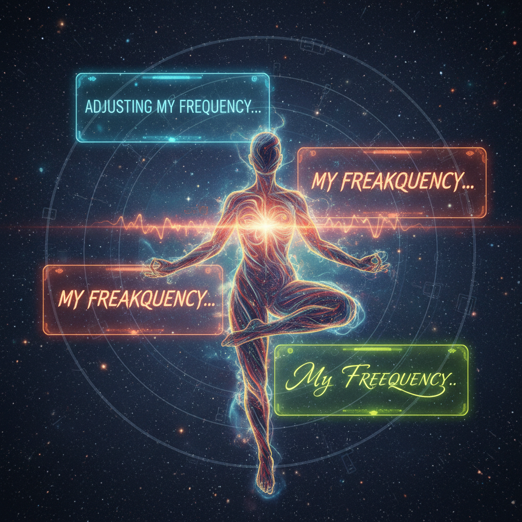 Adjusting my frequency, ...my freakquency, ...my freequency !nb