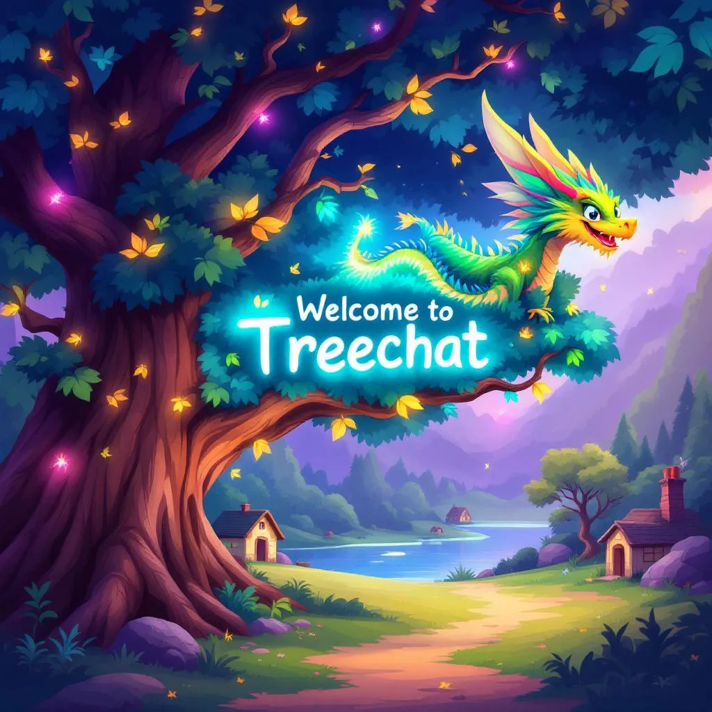 !flux Welcome tó Treechat 🌳 🐉 🏝️