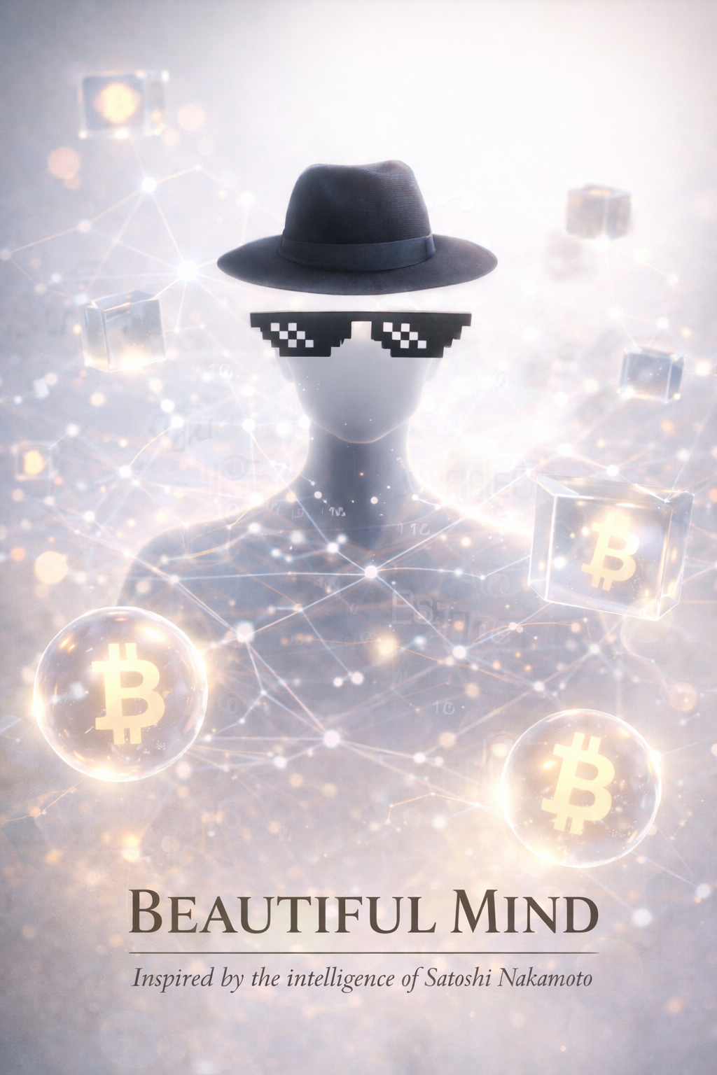 🧠✨ BEAUTIFUL MIND — Luxury Sale ✨🧠
Inspired by the intelligence of Satoshi Nakamoto.
Calm. Precise.…