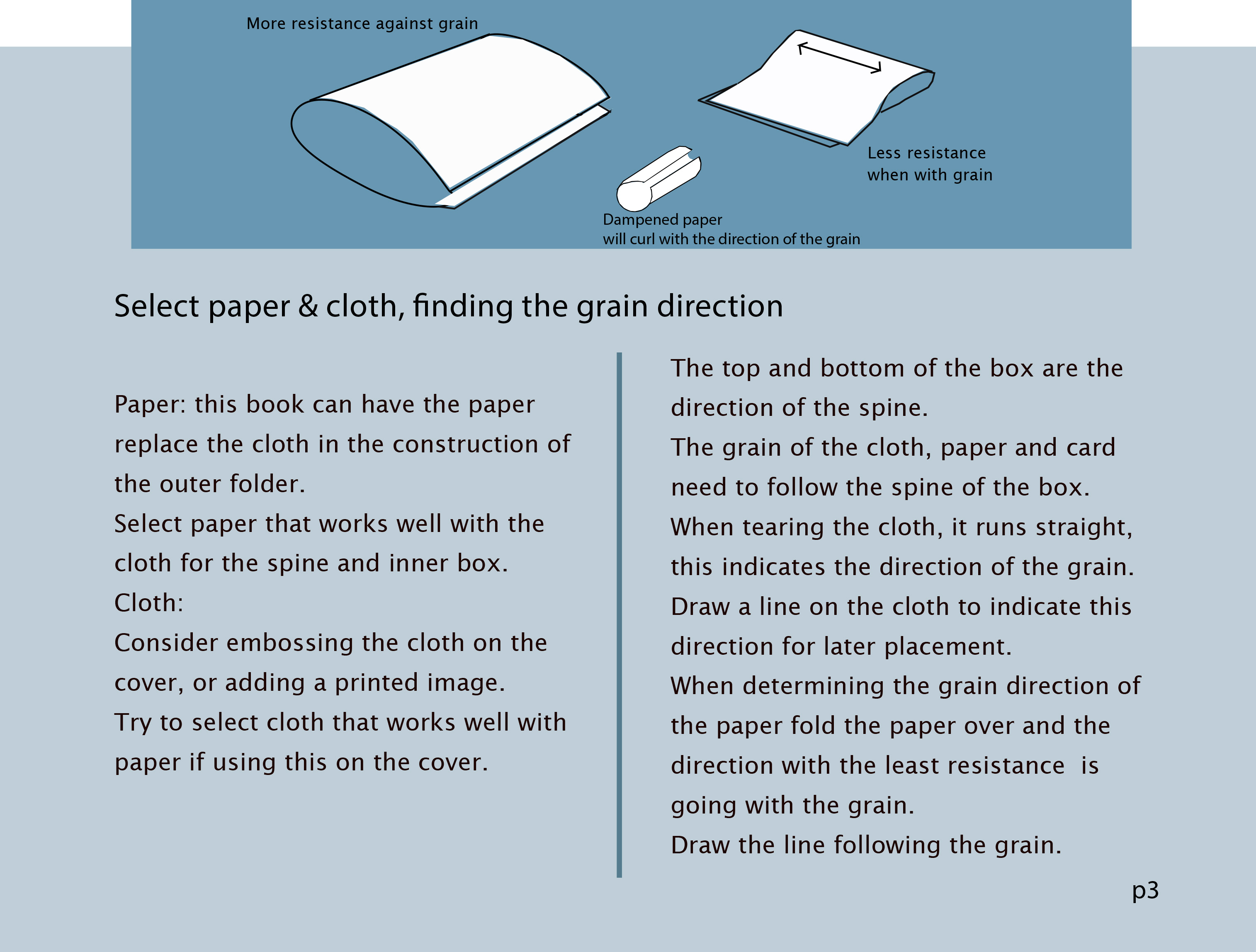 Paper choices and how to determine cutting.