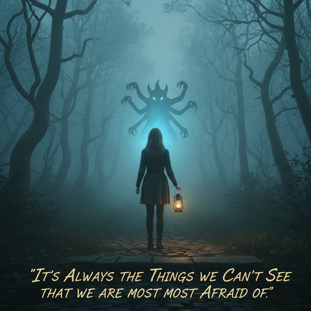 It's always the things we can't see that we are most afraid of. !nb