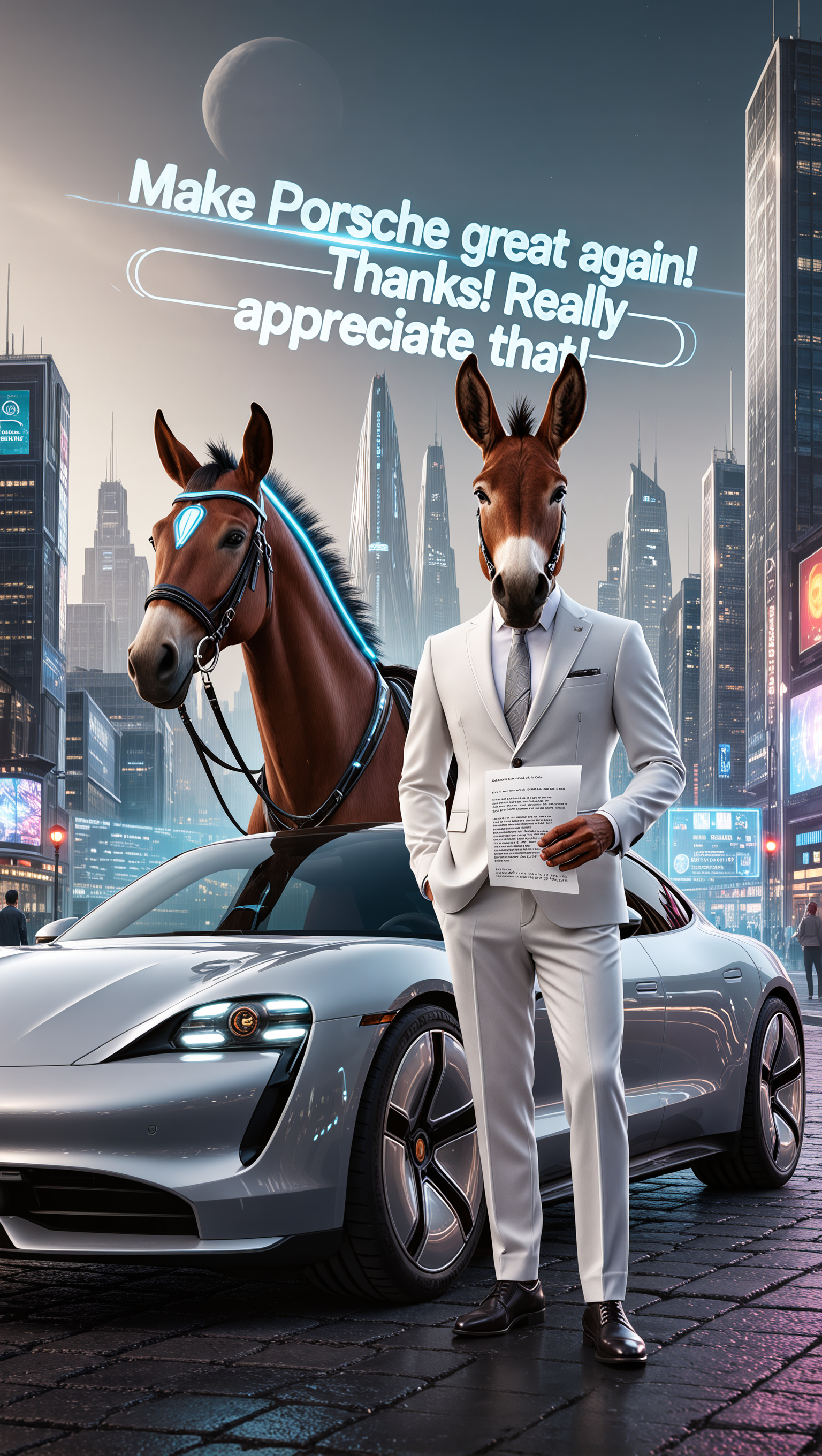 Stupid Things2009* IAAI-make PORSCHE great again 🤪🫏🤪🐎🚗🏎️🦸‍♂️💪👨‍🔬
#10 🤪🐴 POWER 🚗🎶🎶