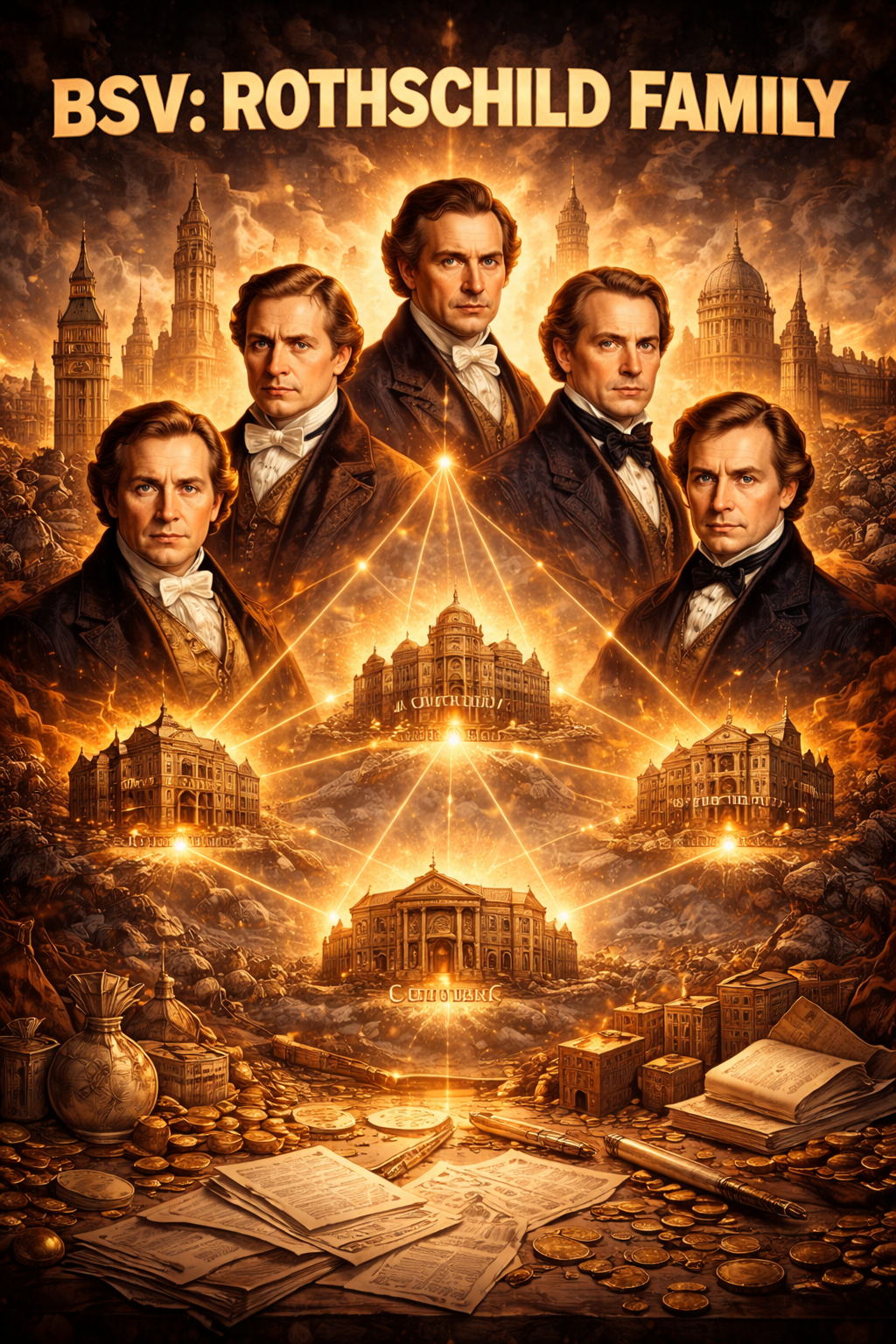 [[BSV PROWESS]]

BSV: ROTHSCHILD FAMILY
It started with five brothers.
Five cities.
Five banks.
One…