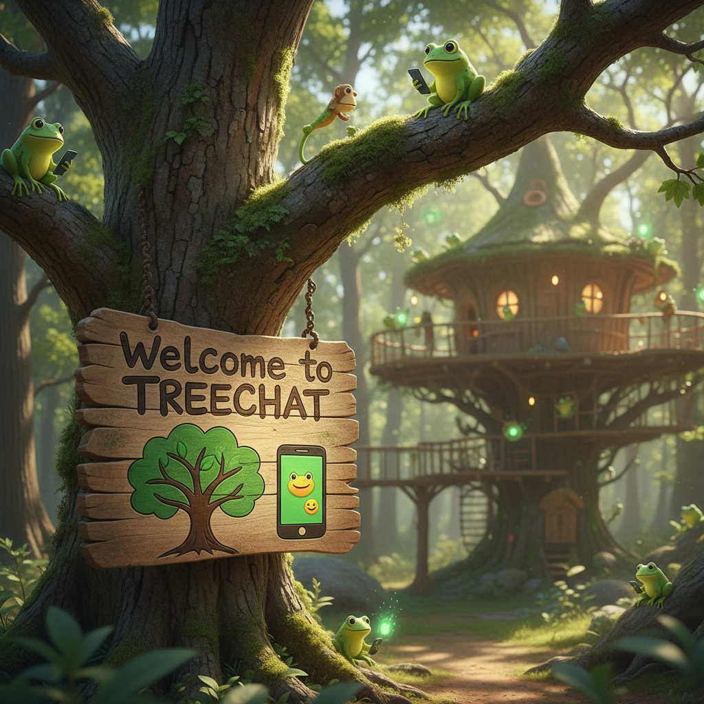 Welcome to Treechat 🌳 📱 🐸 🐵 !nb