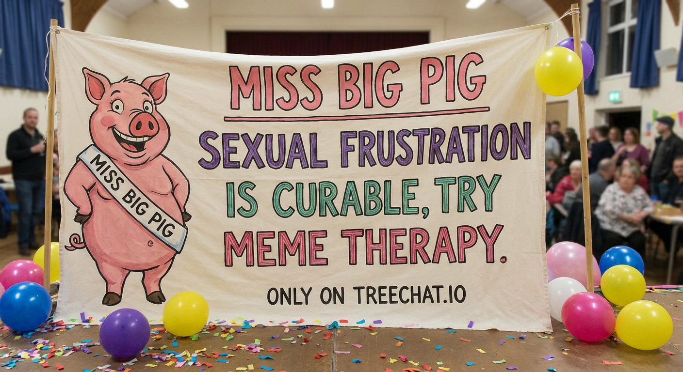 The beautiful Miss Big Pig: Sexual frustration is curable, try meme therapy, only on Treechat.io !n…