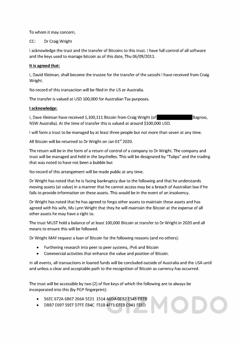 The Tulip Trust Document p1