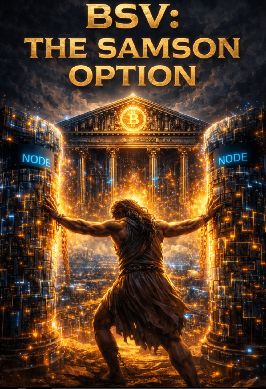 [[BSV PROWESS]]

BSV: THE SAMSON OPTION
In the ancient biblical story, Samson stood between two mas…