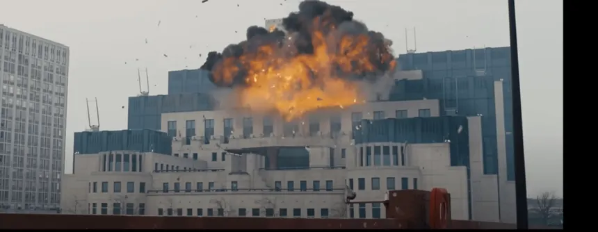 Some filming for Spectre took place on the Thames near Vauxhall Cross in May 2015, with the fiction…