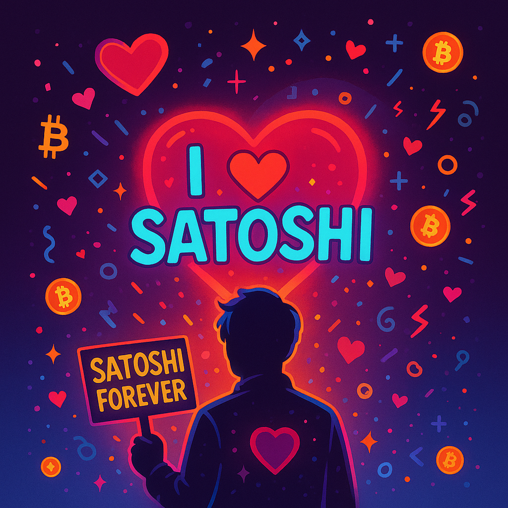 ❤️ I LOVE SATOSHI ❤️
More than an NFT collection—it's a colorful tribute to the mysterious visionary …