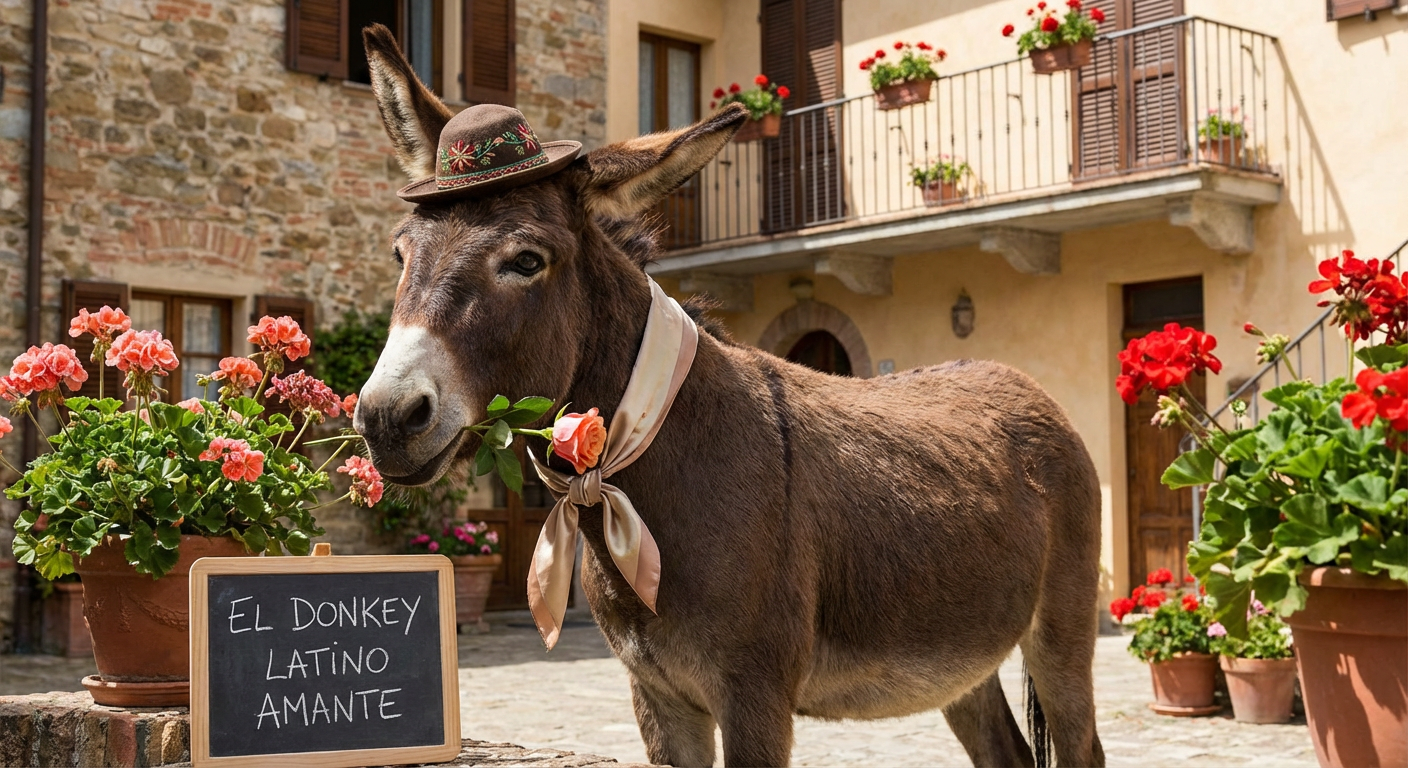 Donkey, Latin lover lover. 🕺🌹