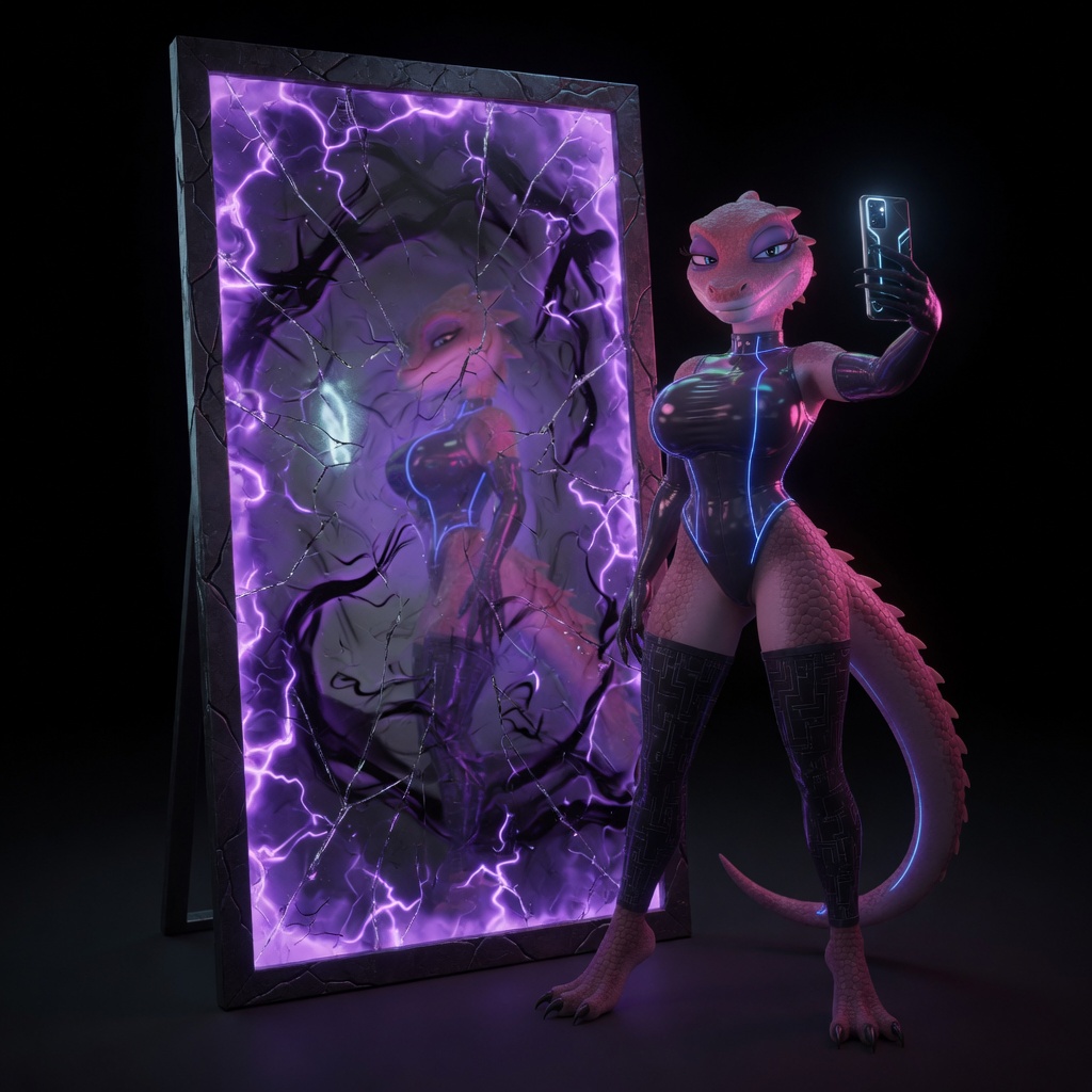 To become a portal the mirror must be broken